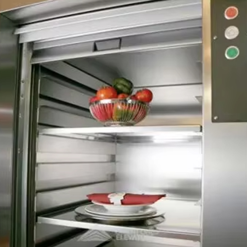 VTEF108 Električno AC dizalo za konobare bez mjenjača s PVC podom za restoransku i hotelsku kuhinju