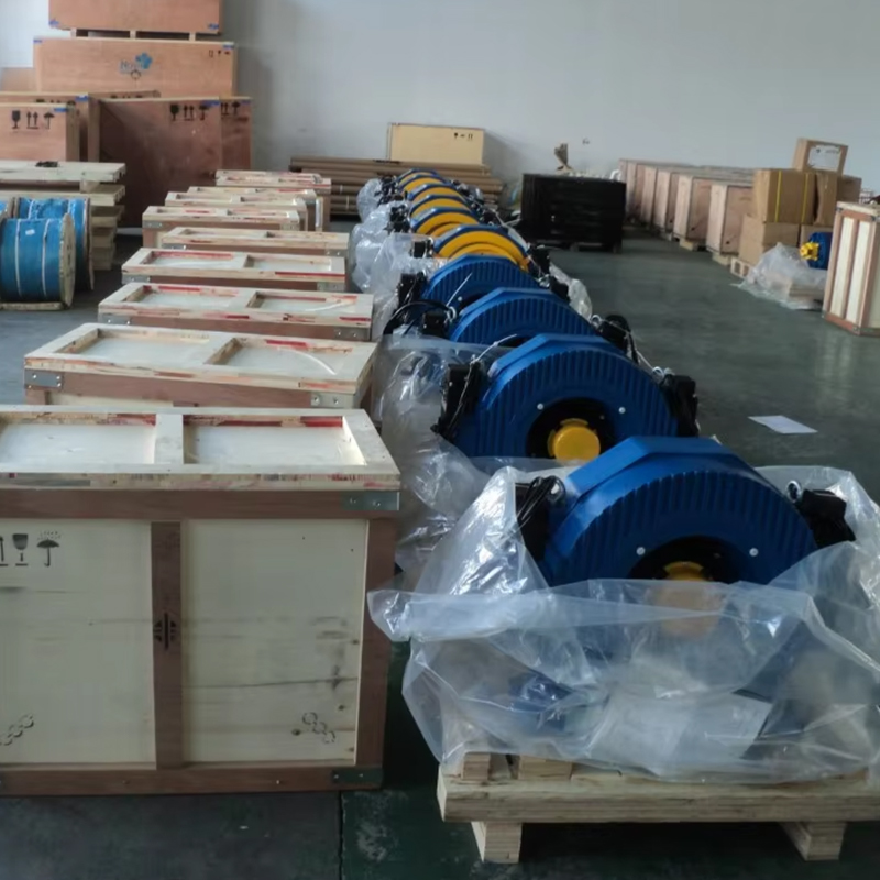 VTSP238 Montanari vučni stroj bez zupčanika MCG100 Motor za dizanje 320-630KGS Motor Motor