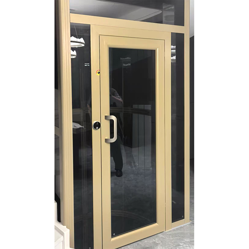 VTSP396 Staklena okretna vrata za kućni lift